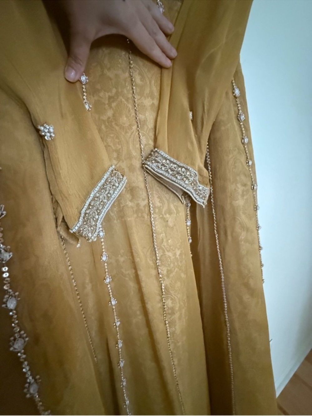 PAKISTANI DESIGNER CUSTOM FORMAL WEDDING DRESS INDIAN - Picture 14 of 14